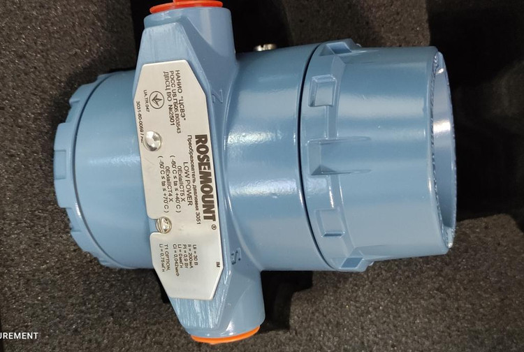 ROSEMOUNT PRESSURE TRANSMITTER -- 3051TG3 SERIES