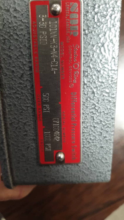 سوییچ اختلاف فشار برند SOR