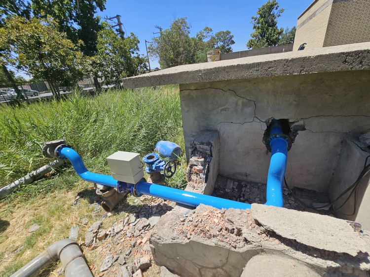 فلومتر هوشمند مکانیکی آب مدل SMT-WI