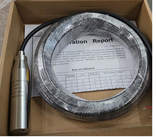 Hydrostatic level transmitter